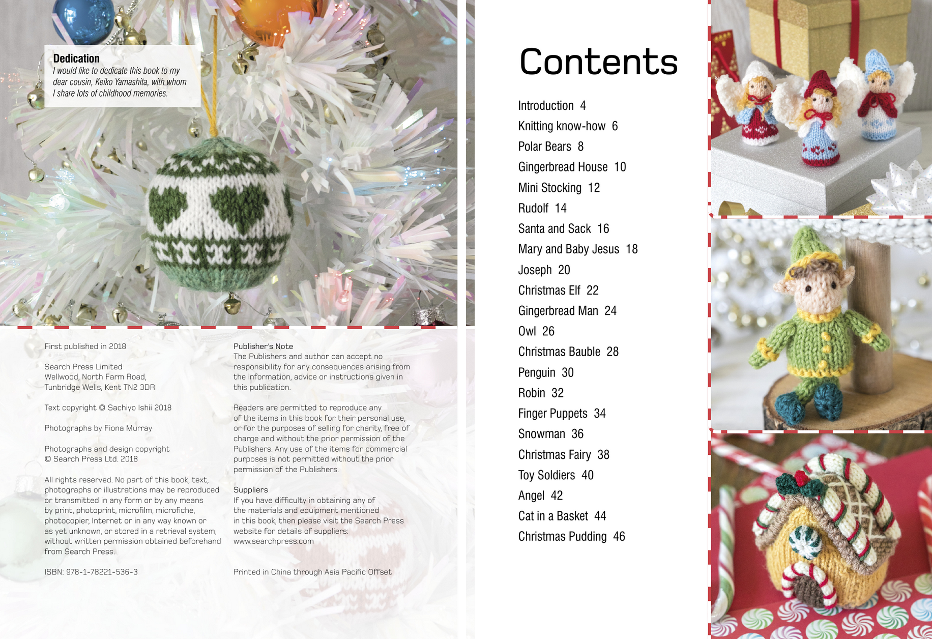 Tiny Christmas Toys to Knit : Twenty To Make