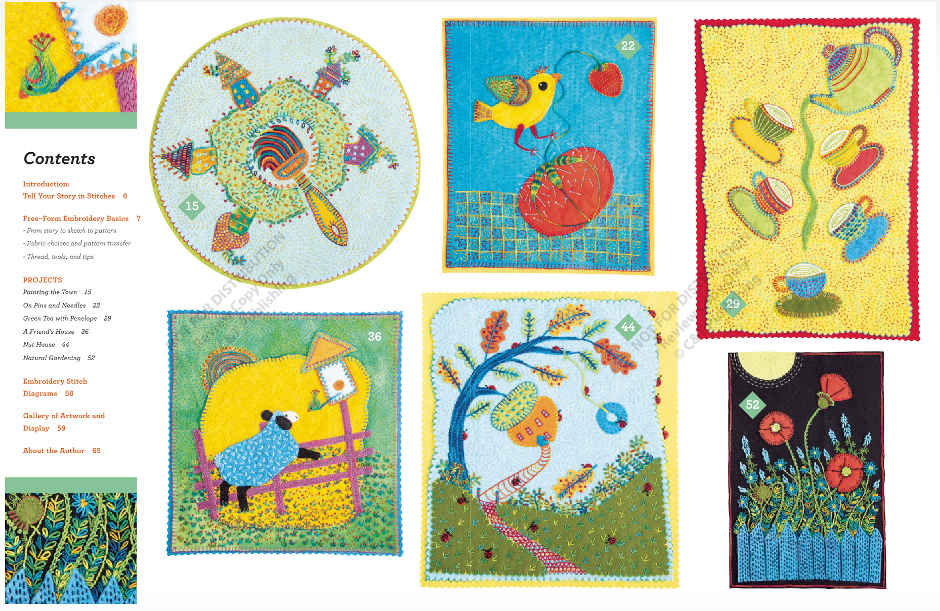 Playful Free-Form Embroidery