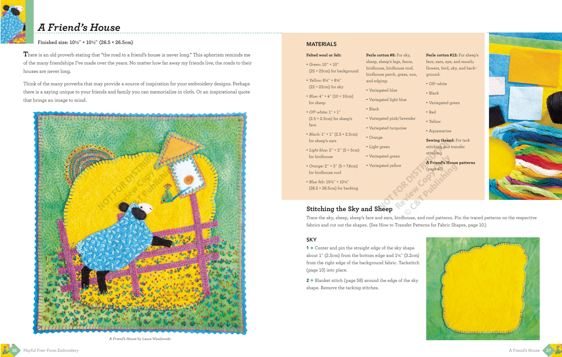 Playful Free-Form Embroidery