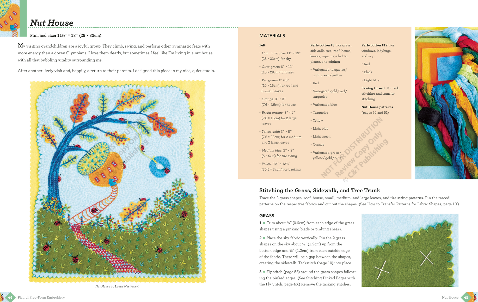 Playful Free-Form Embroidery