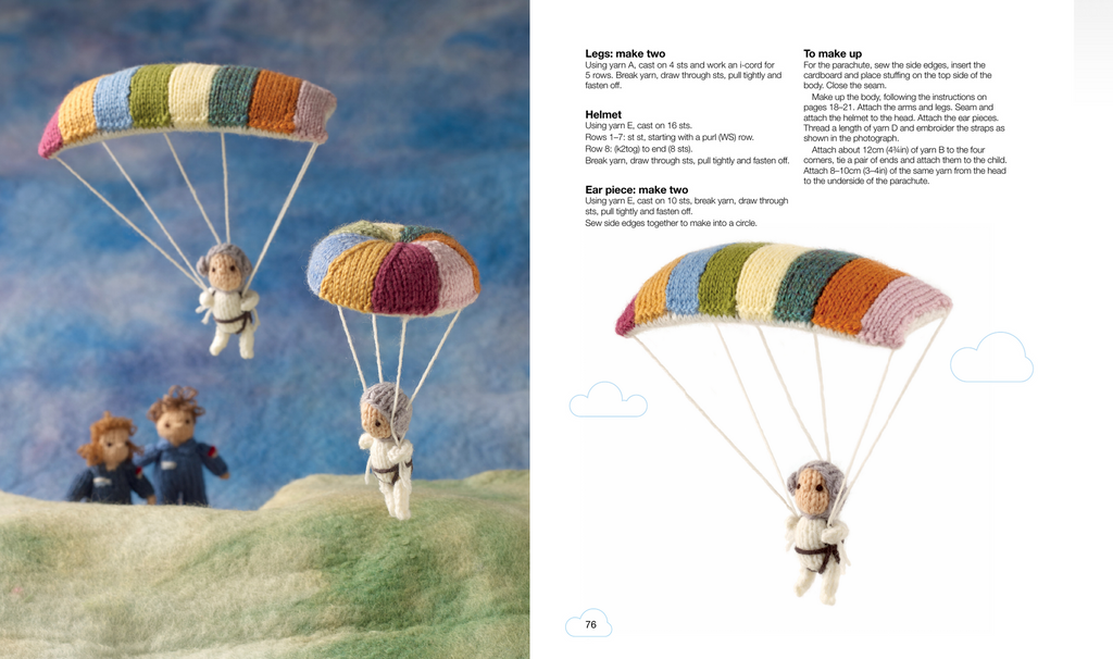 Mini Knitted Cosmos by Sachiyo Ishii