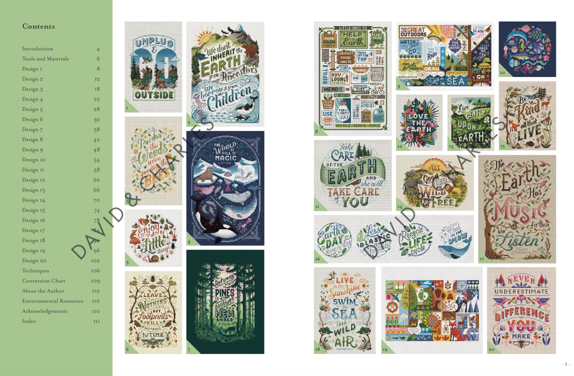 Cross Stitch for The Earth