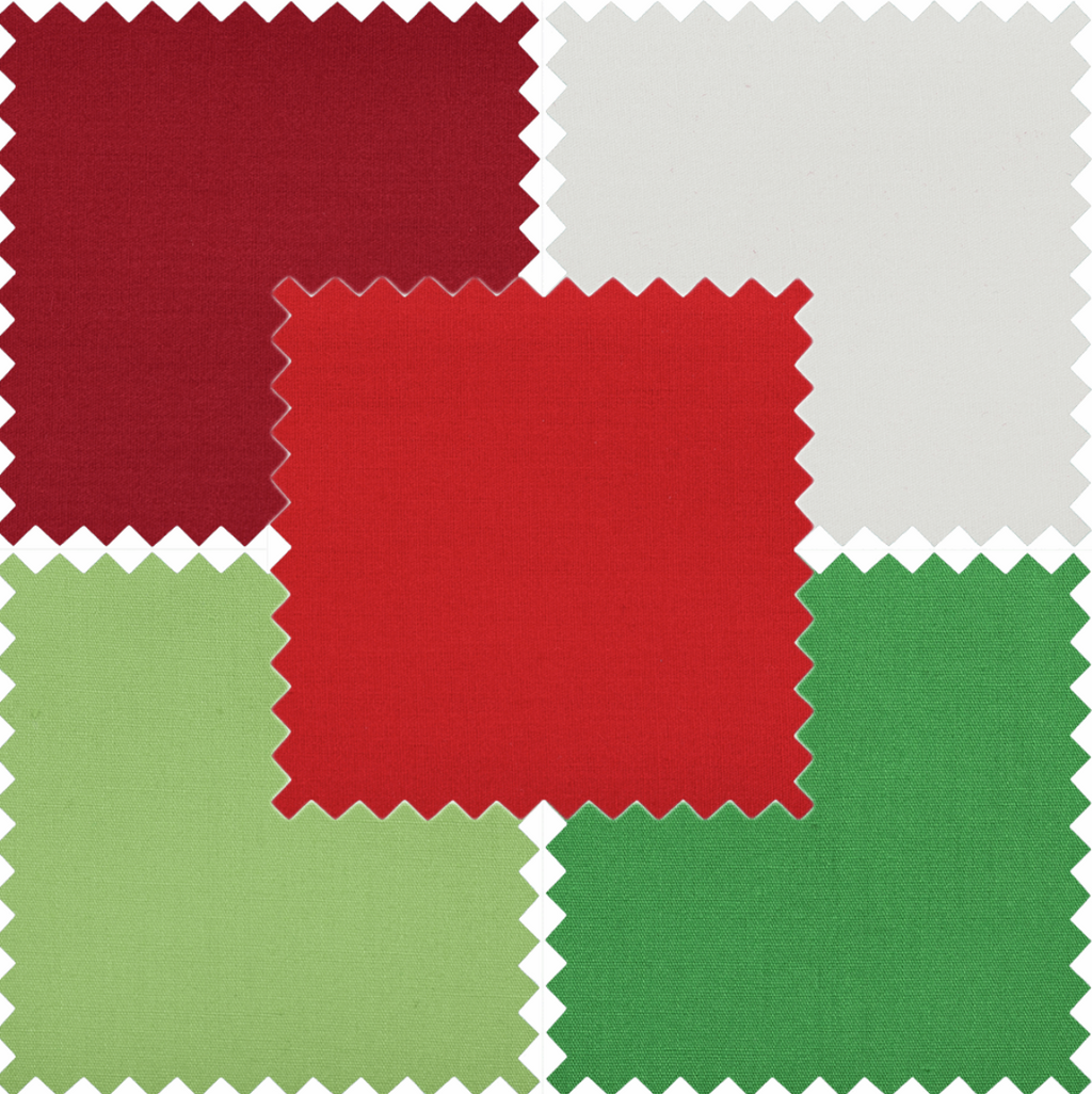 Plain Fat Quarter Pack: Festive