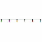 Christmas Lights Trim: 12mm : Multi Coloured : per metre
