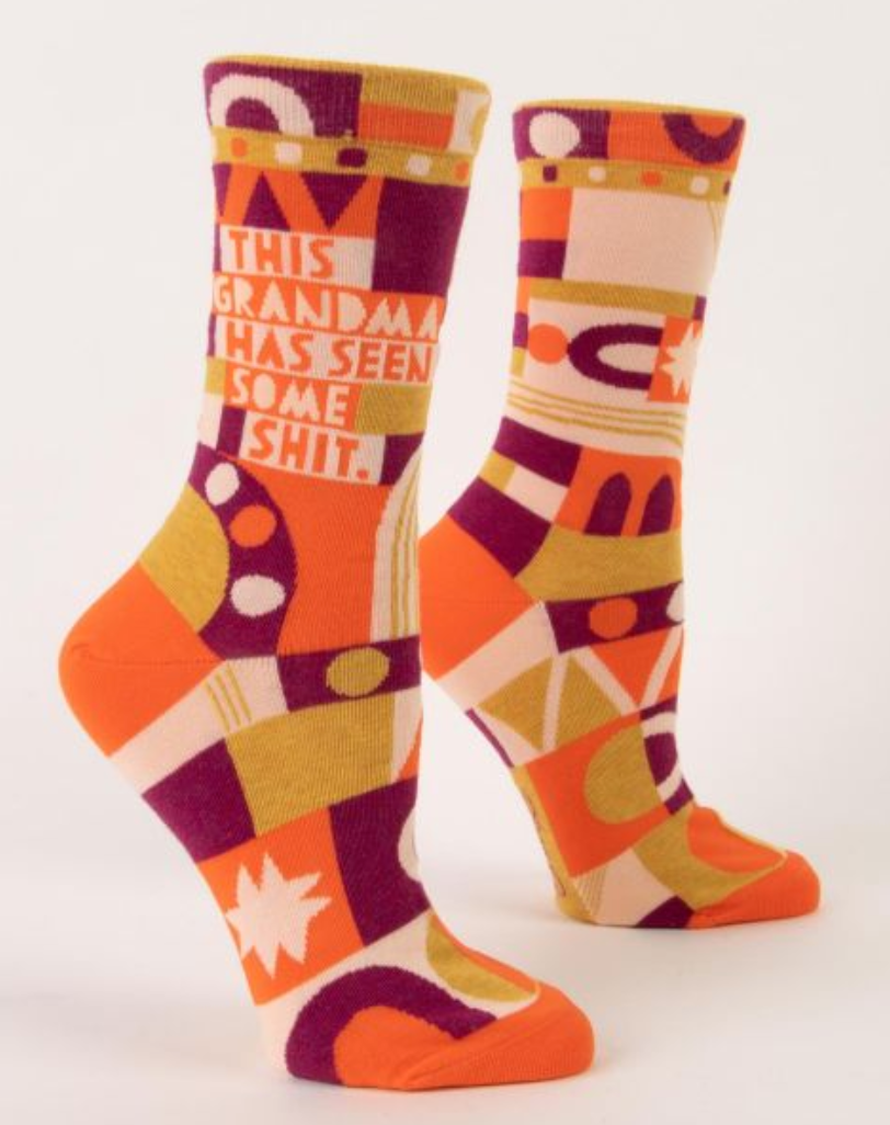 'This Grandma Has Seen Some Shit' - Crew Socks