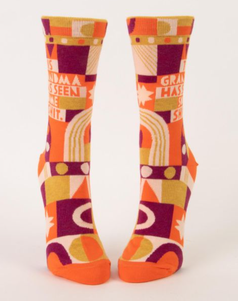 'This Grandma Has Seen Some Shit' - Crew Socks