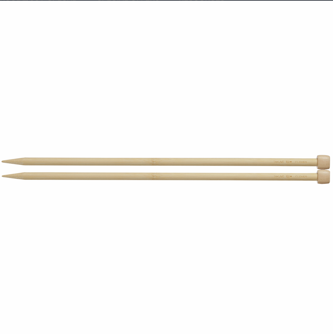 Knitting Pins: Single-Ended: Takumi Bamboo: 40cm x 10mm (D)