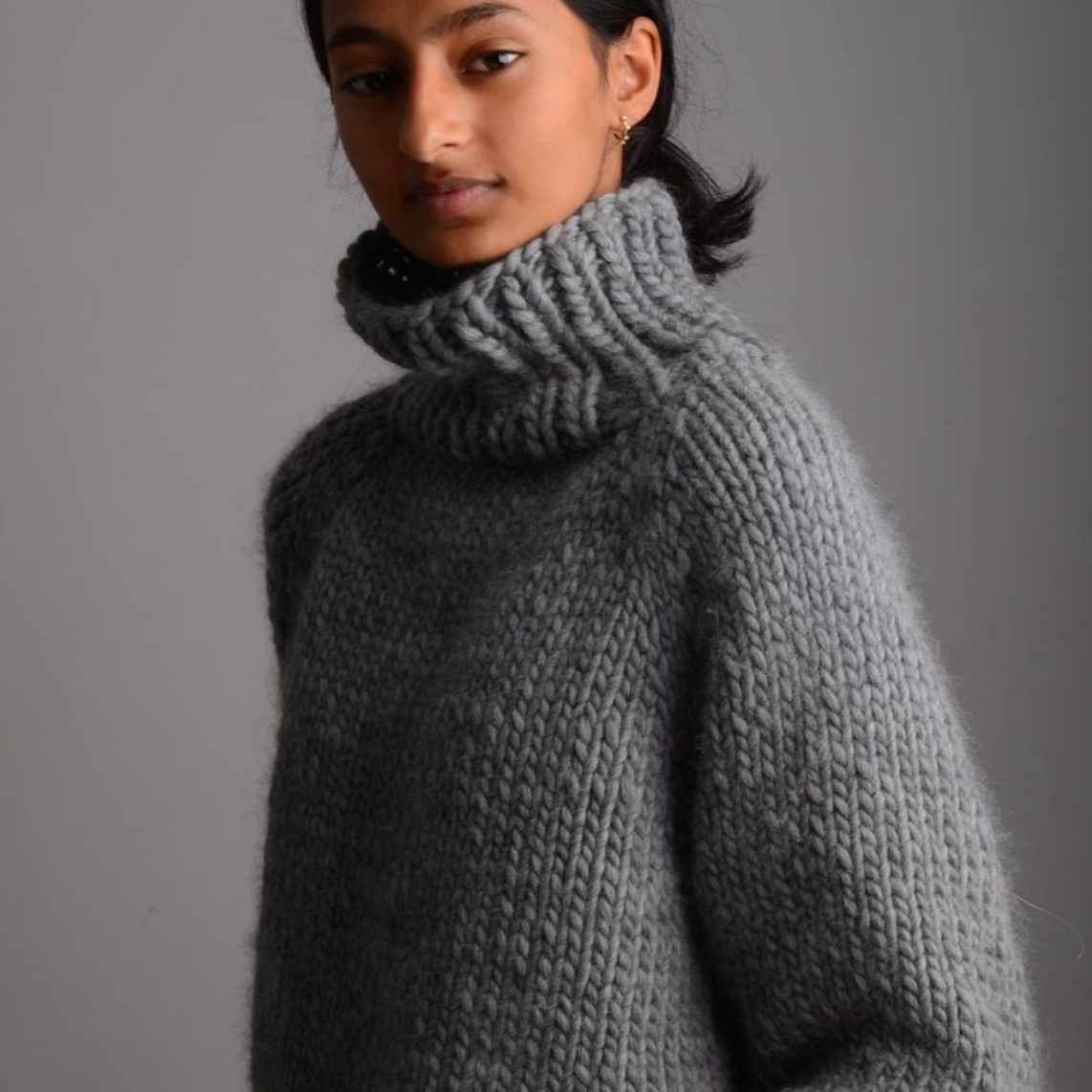 Chunky Boxy Jumper Pattern by Mrs Moon – Gilliangladrag