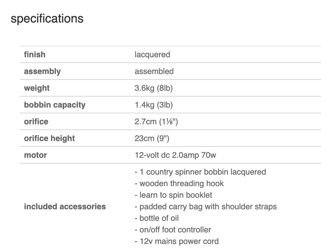 Ashford e-Spinner SUPER JUMBO