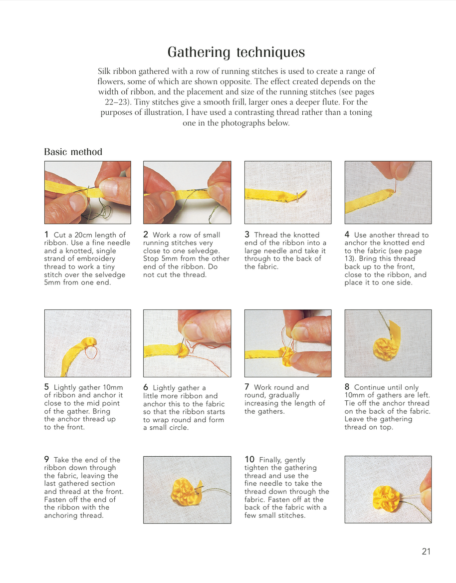 Beginners Guide to Silk Ribbon Embroidery