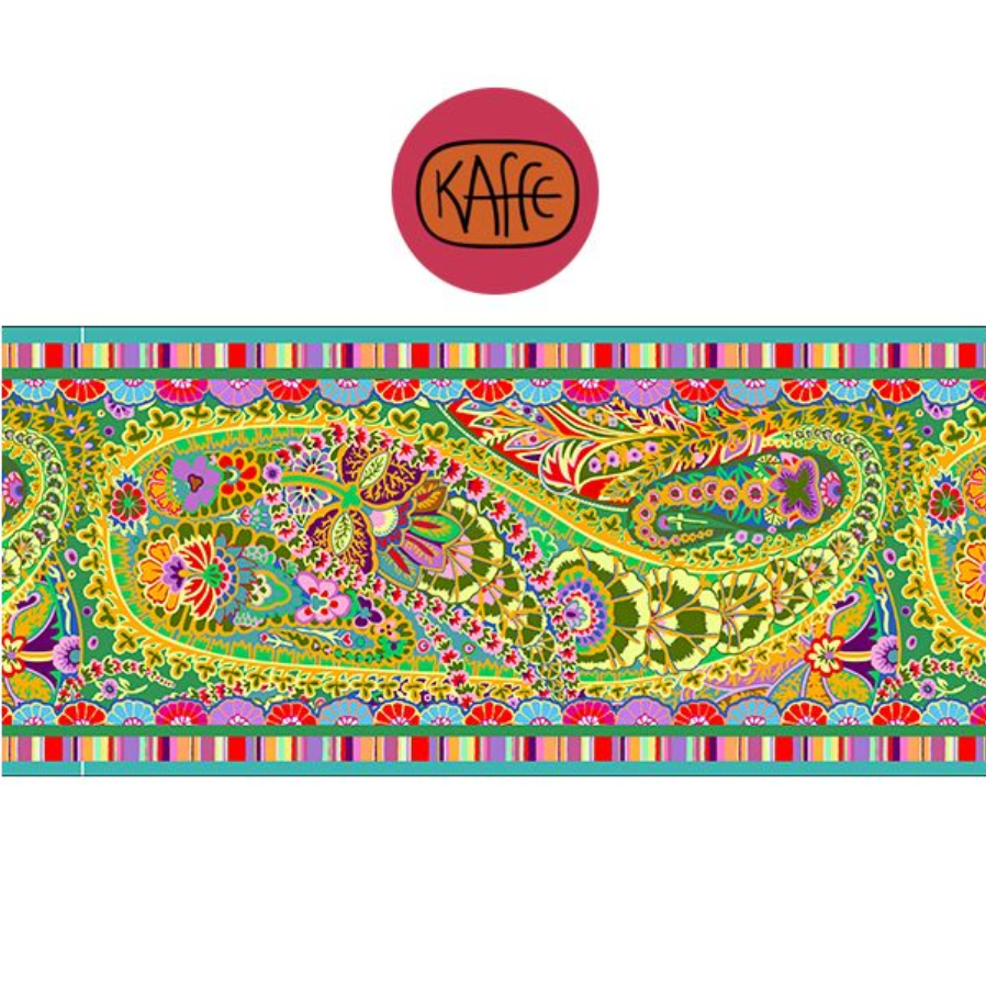 Velvet Border : Kaffe Fassett Paisley Jungle : per metre