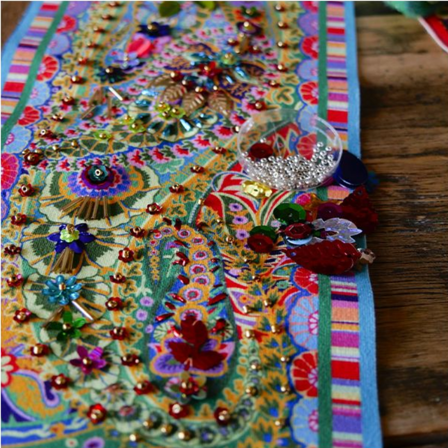 Velvet Border : Kaffe Fassett Paisley Jungle : per metre