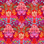 Half Metre : Odile Bailloeul VELVET Cosmos Pink