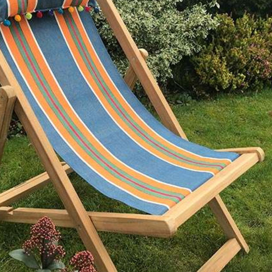 Vintage Stripes Deckchair Canvas : Autograss