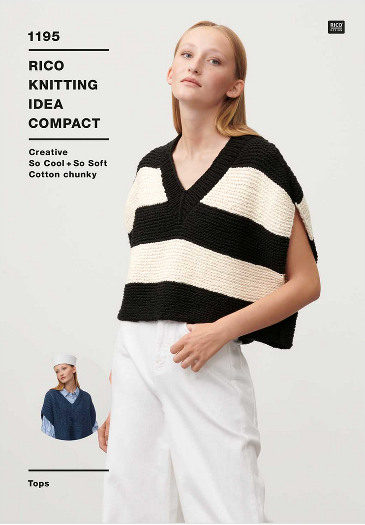 So Cool & So Soft Cotton Single Pattern 1195 : Sleeveless Tops