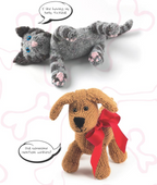 Knitted Cats & Dogs by Sue Stratford