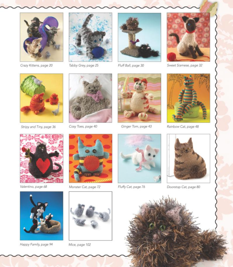 Knitted Cats & Dogs by Sue Stratford