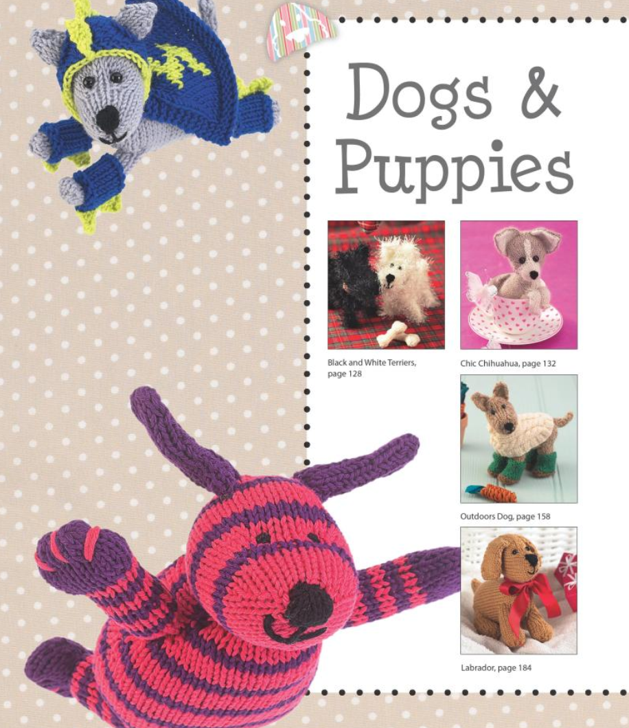 Knitted Cats & Dogs by Sue Stratford