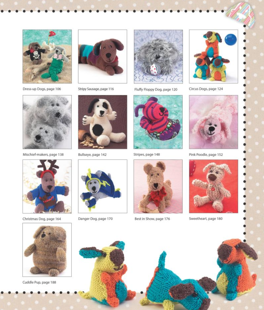 Knitted Cats & Dogs by Sue Stratford