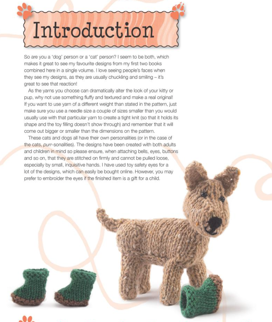 Knitted Cats & Dogs by Sue Stratford