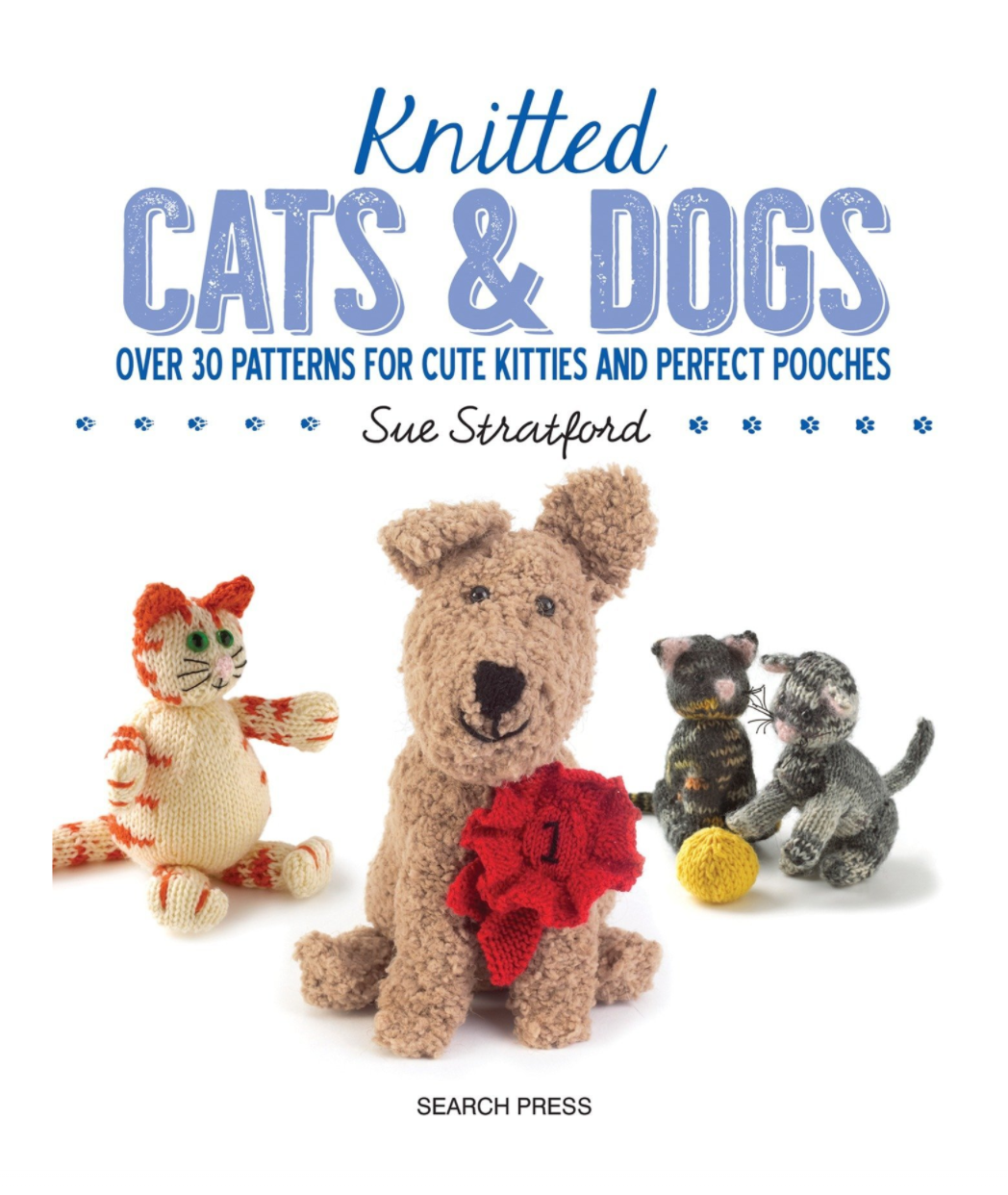 Knitted Cats & Dogs by Sue Stratford