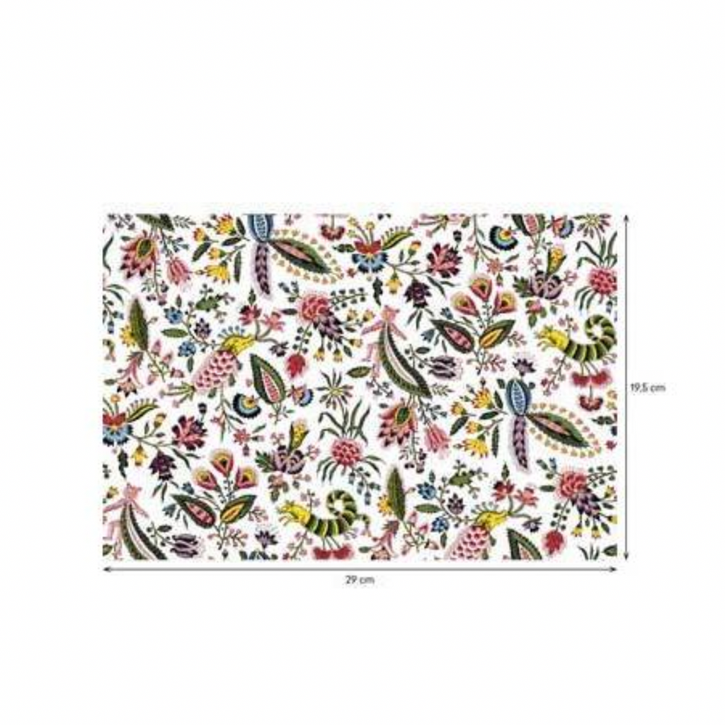 Sajou Toile de Jouy Coquecigrues : 100% Cotton per HALF metre
