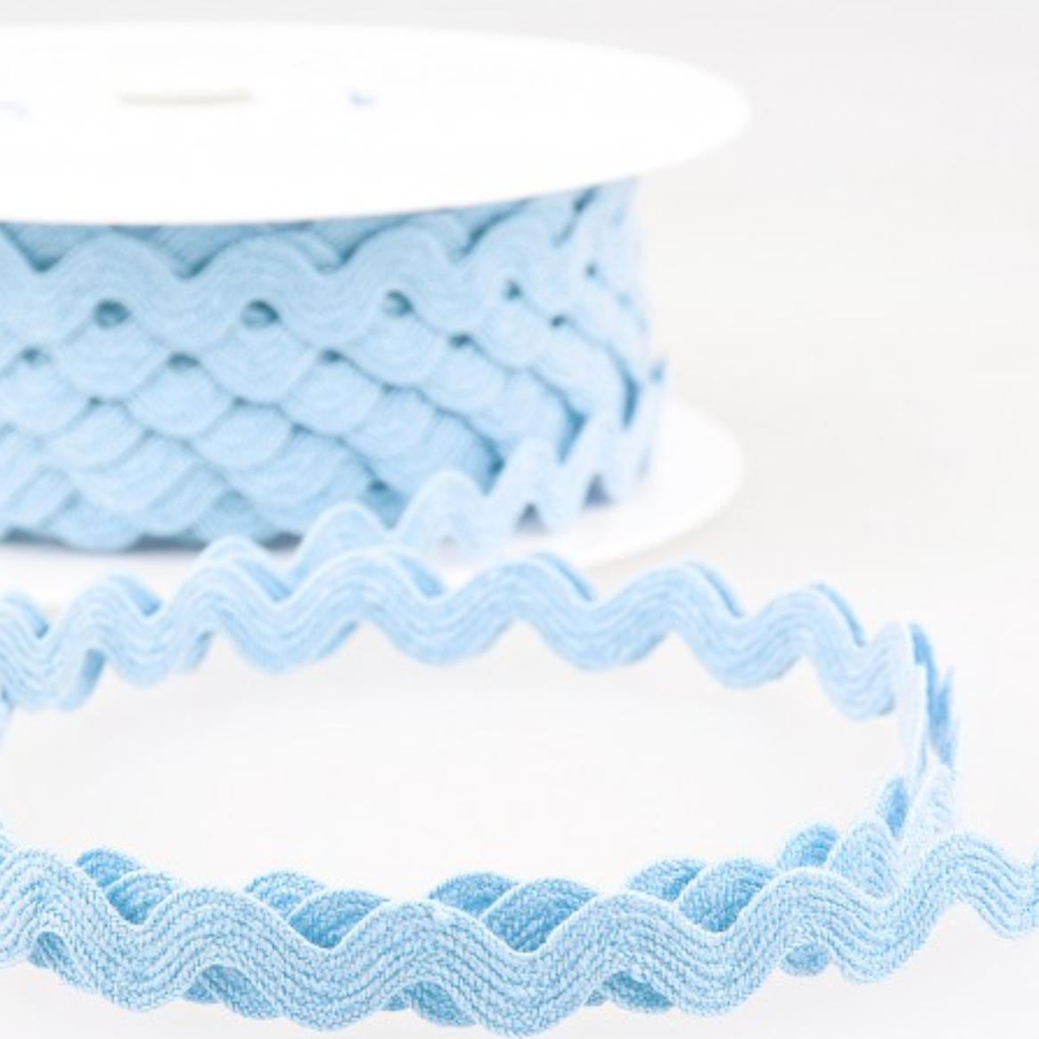 Small Cotton Ric Rac 25mm : 002 pale blue