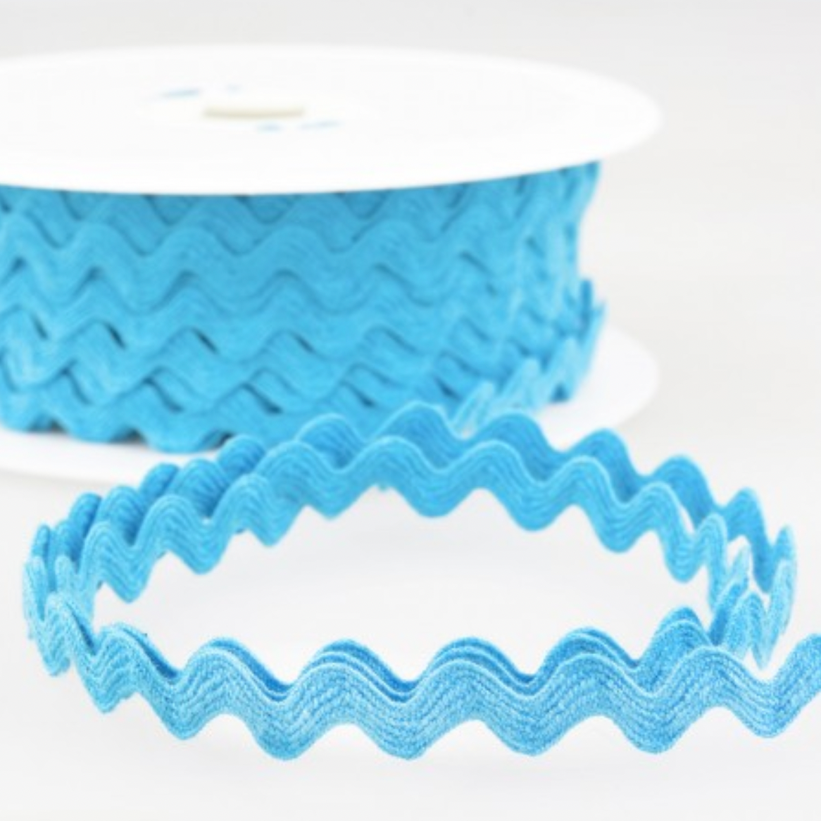 Small Cotton Ric Rac 25mm : 005 Turquoise