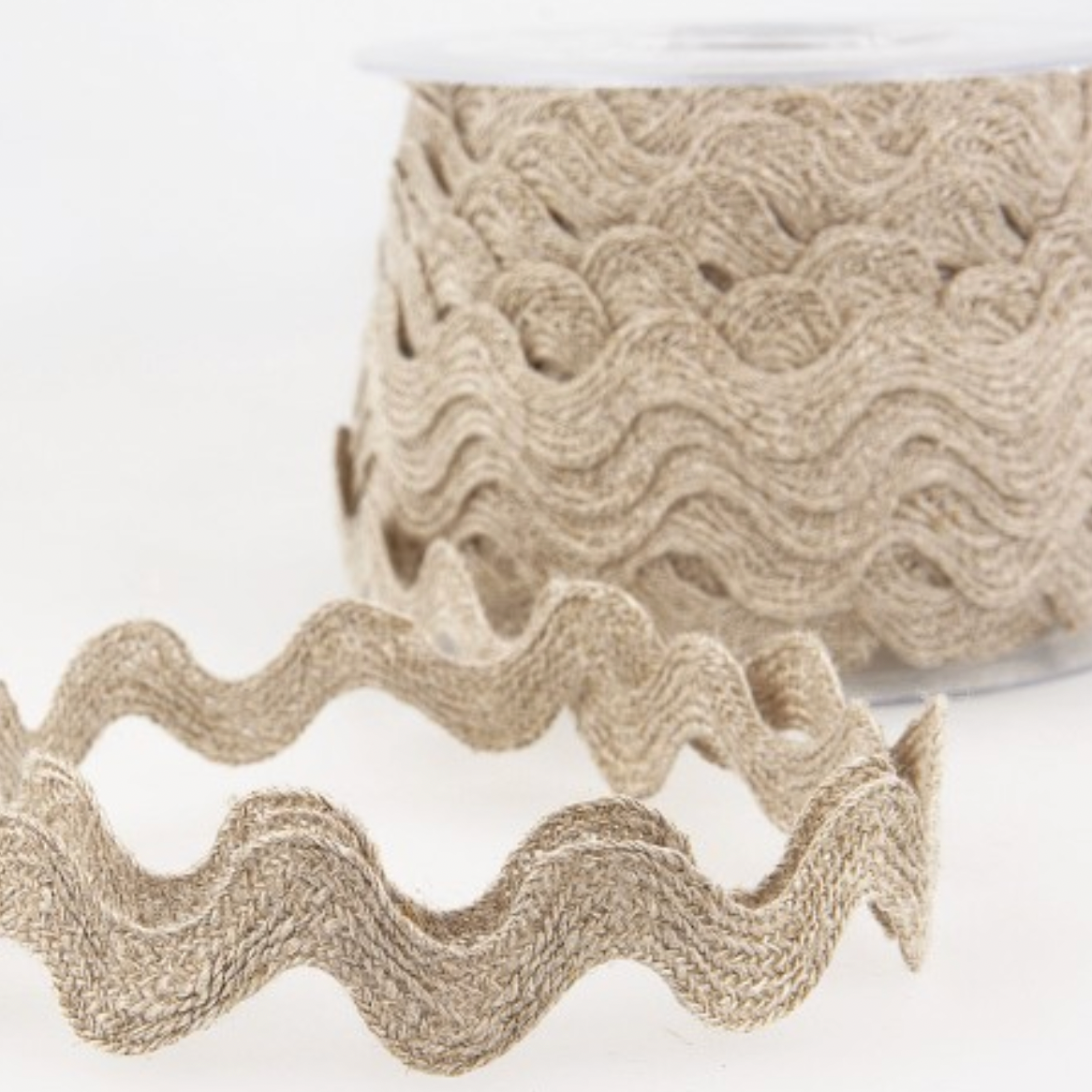 Linen Serpentine Ric Rac