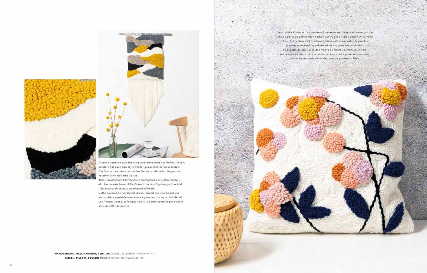 Rico Punch Needle Pattern Book & How To : Book No.1