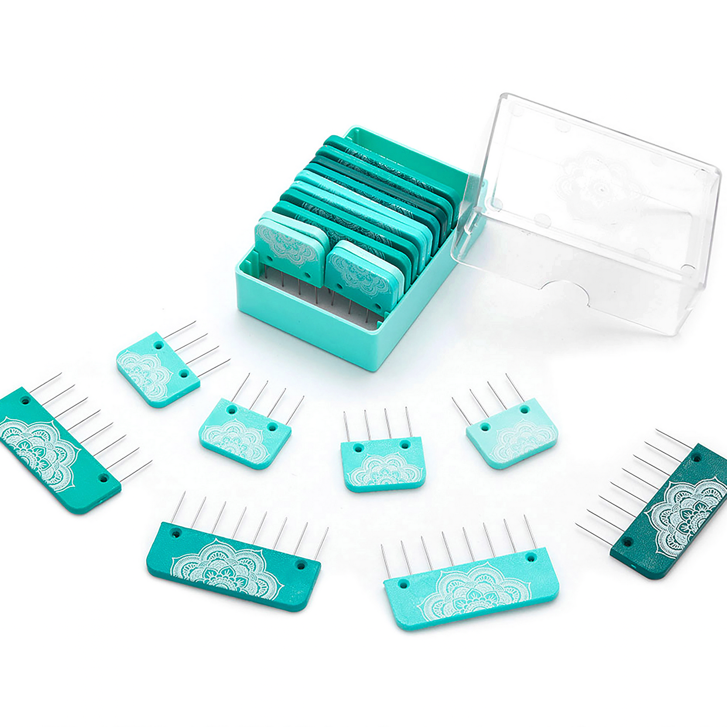 Knit Blockers : The Mindful Collection in Turquoise