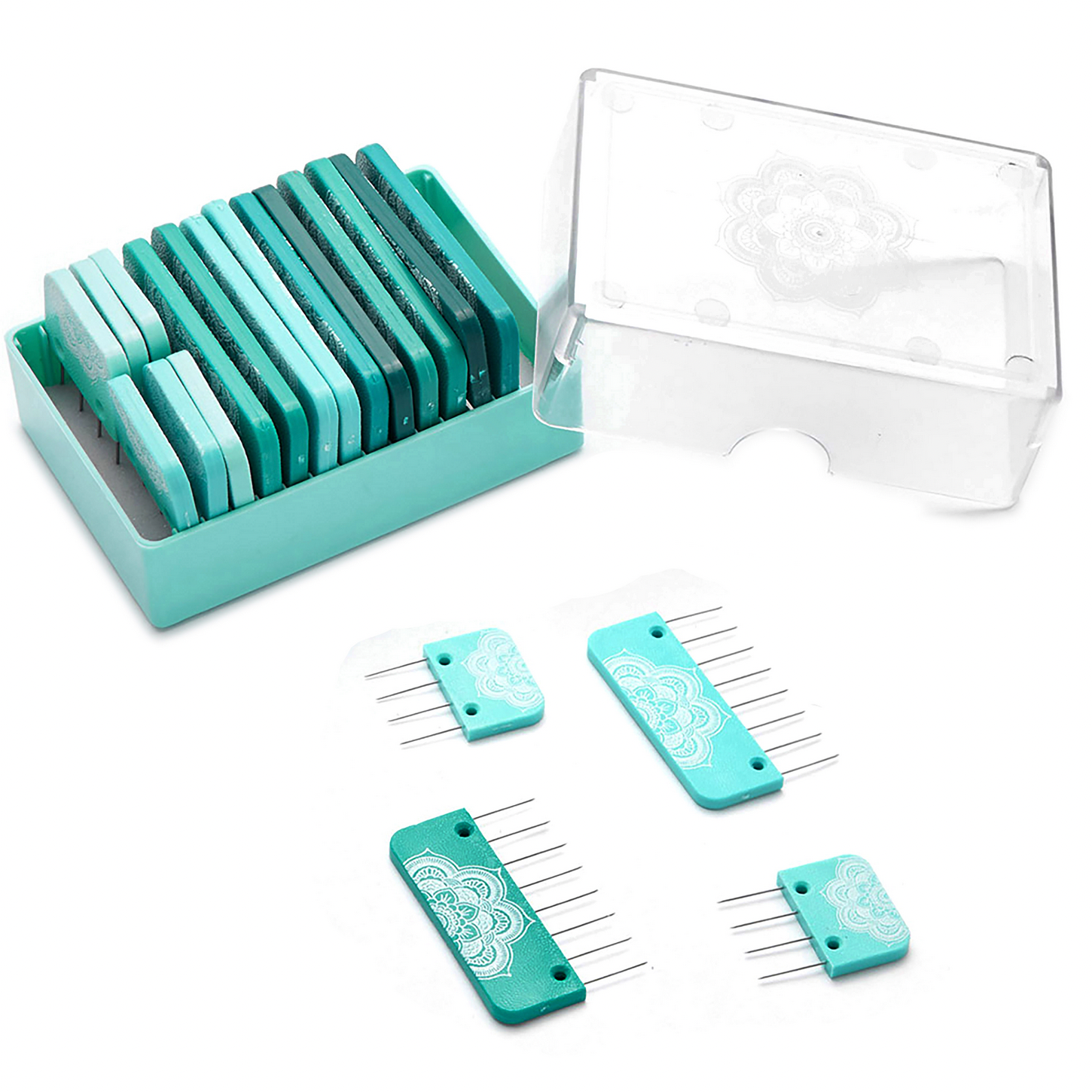 Knit Blockers : The Mindful Collection in Turquoise
