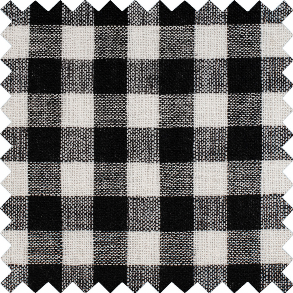 Knitting & Crochet Project Case : Black and White Gingham