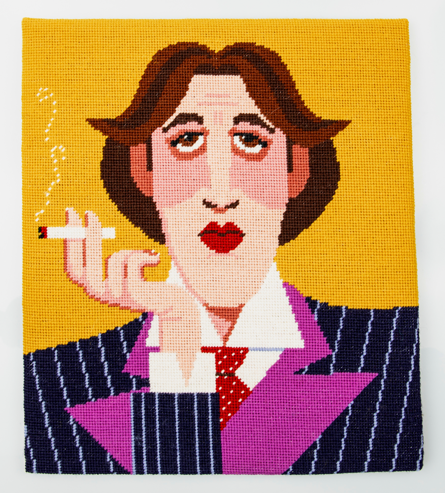 Oscar Wilde Cross Stitch Kit : Printed Canvas