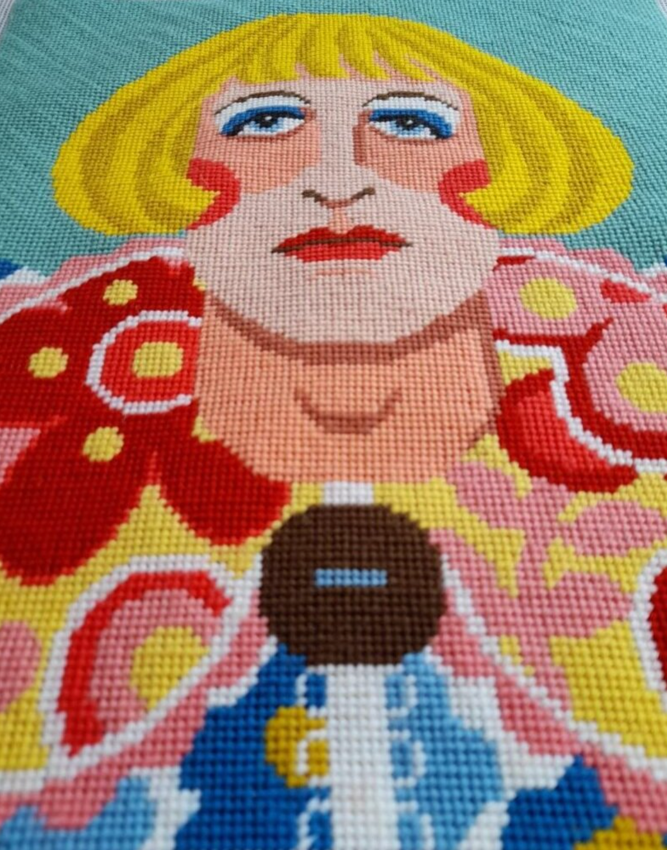 Grayson Perry Cross Stitch Kit : Printed Canvas