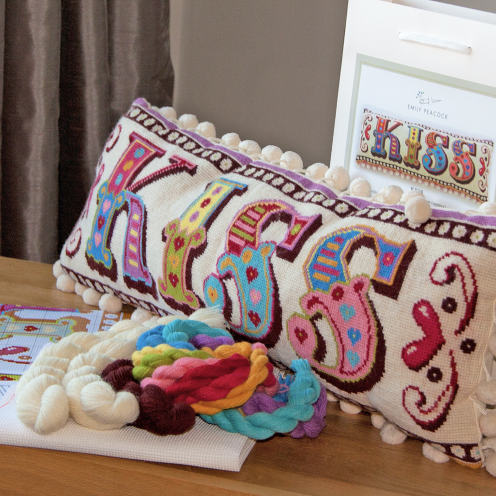 Emily Peacock Tapestry Stitch Kit : KISS