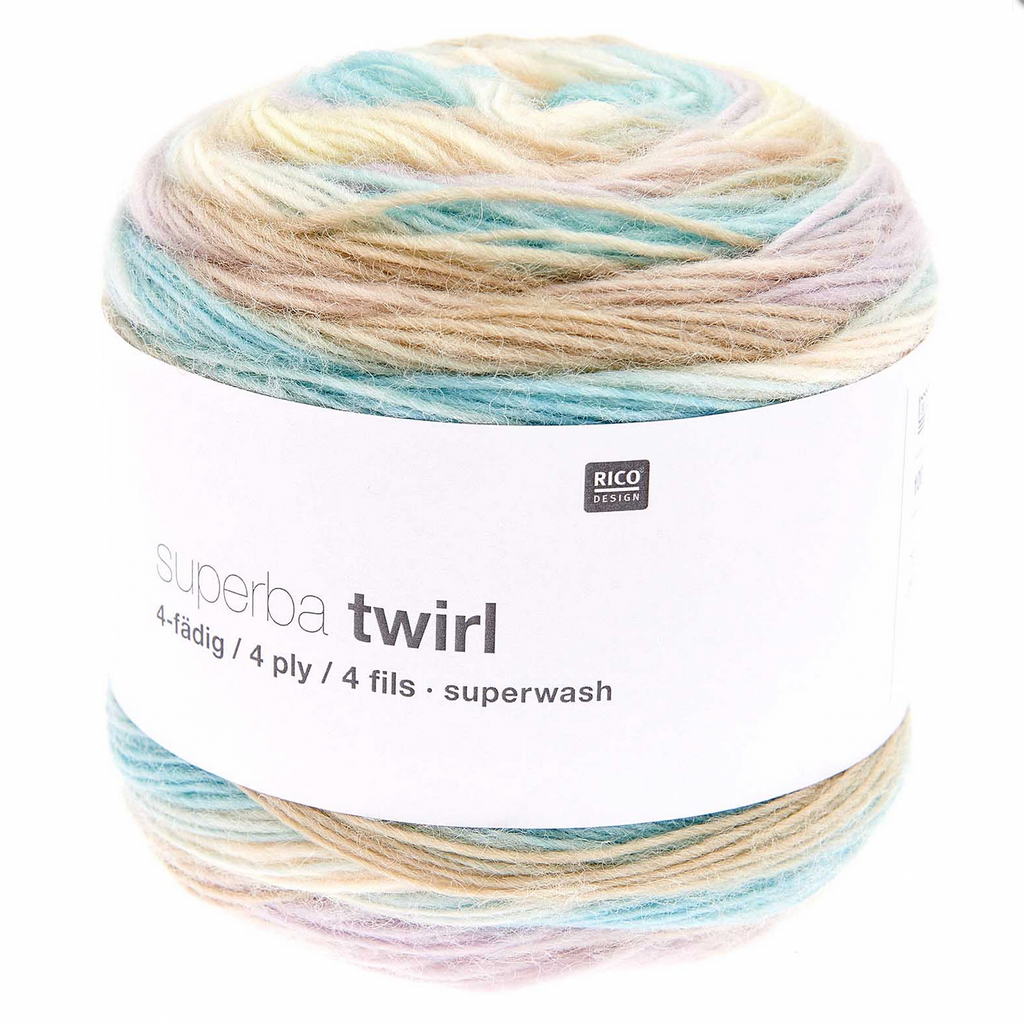 Superba Twirl 4 ply : Spring (D)