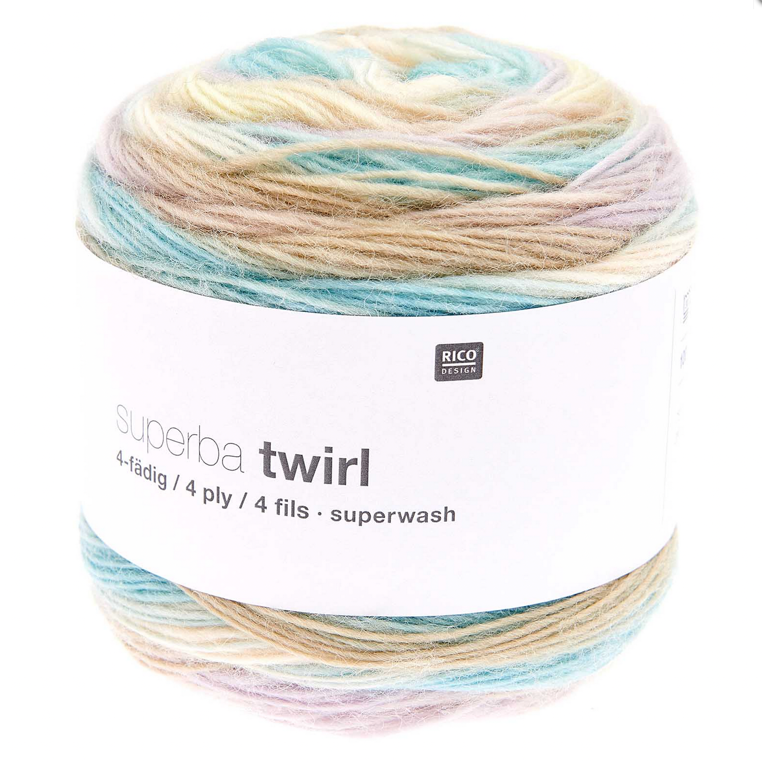 Superba Twirl 4 ply : Spring (D)