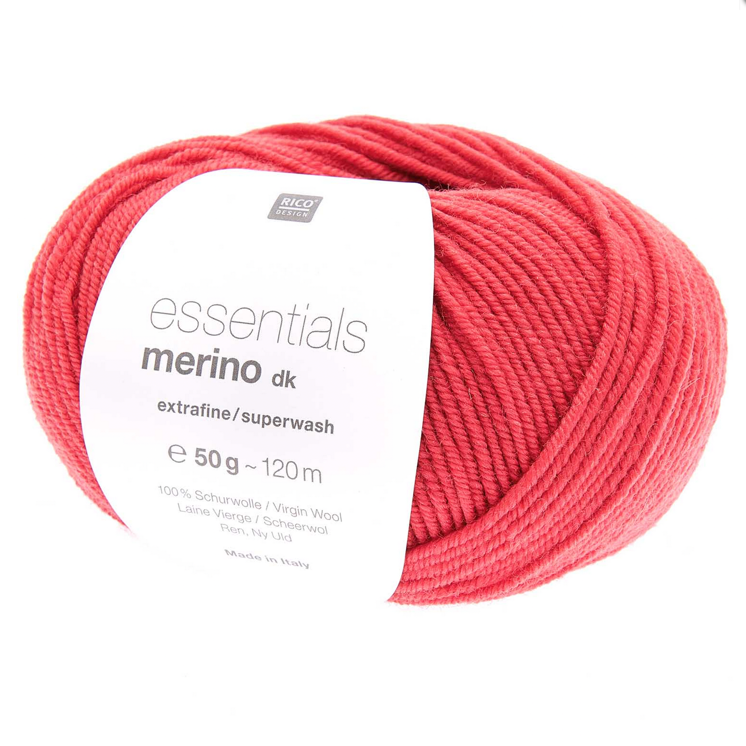 Rico Essentials Merino DK - 93 Carmine Red