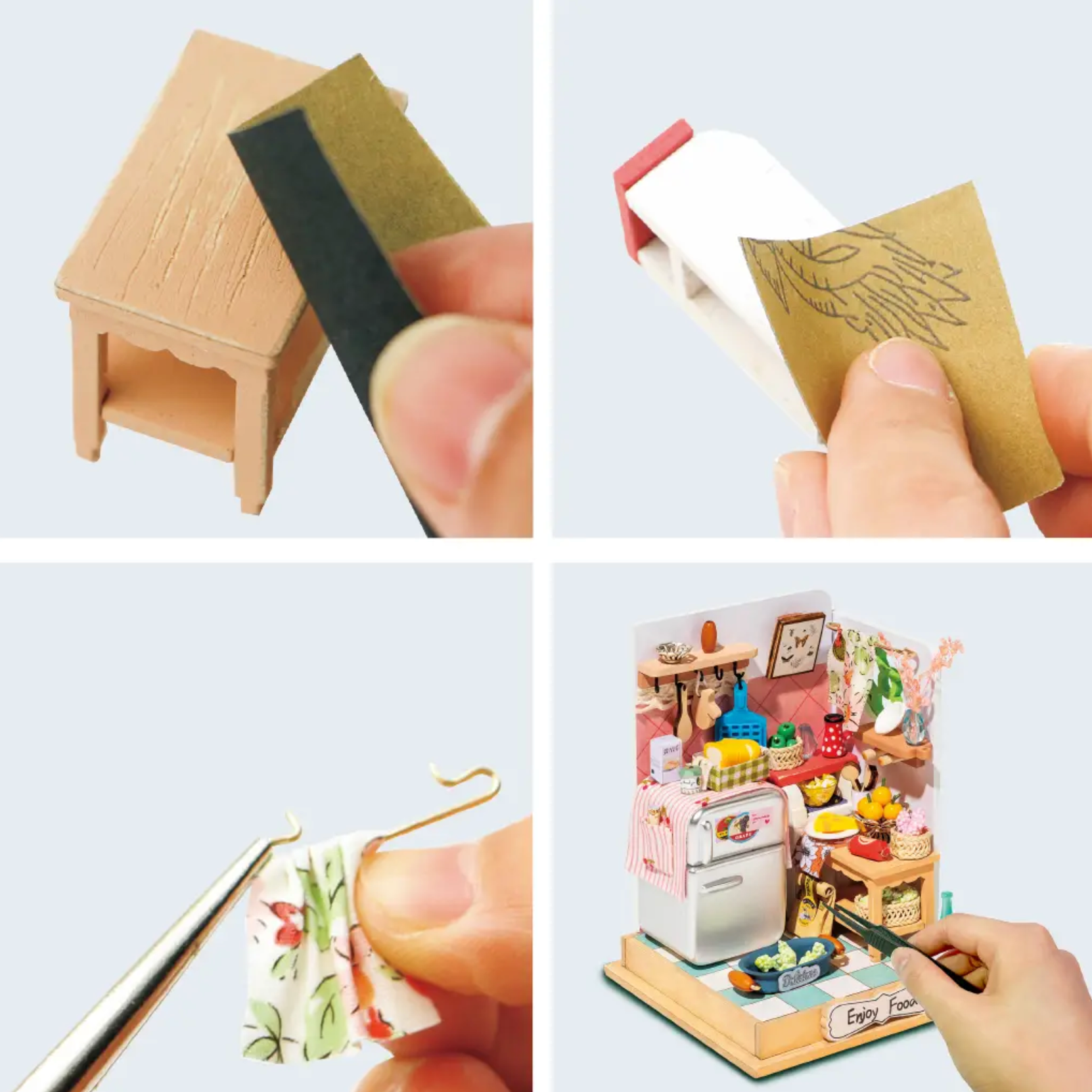 DIY Miniature Model Kit: Flavor Kitchen