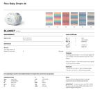 Baby Dream Knitting Pattern 1248 Baby Blanket