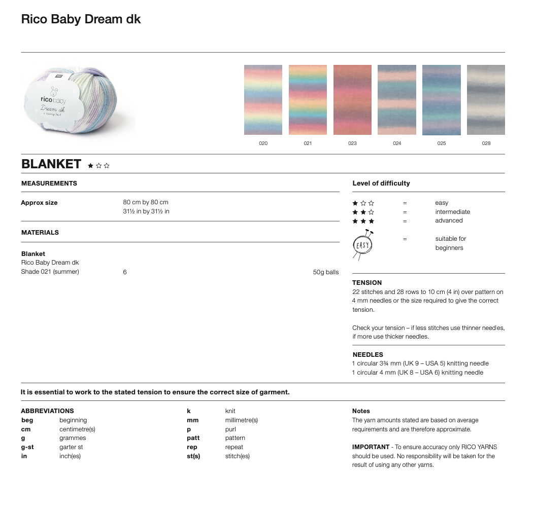 Baby Dream Knitting Pattern 1248 Baby Blanket