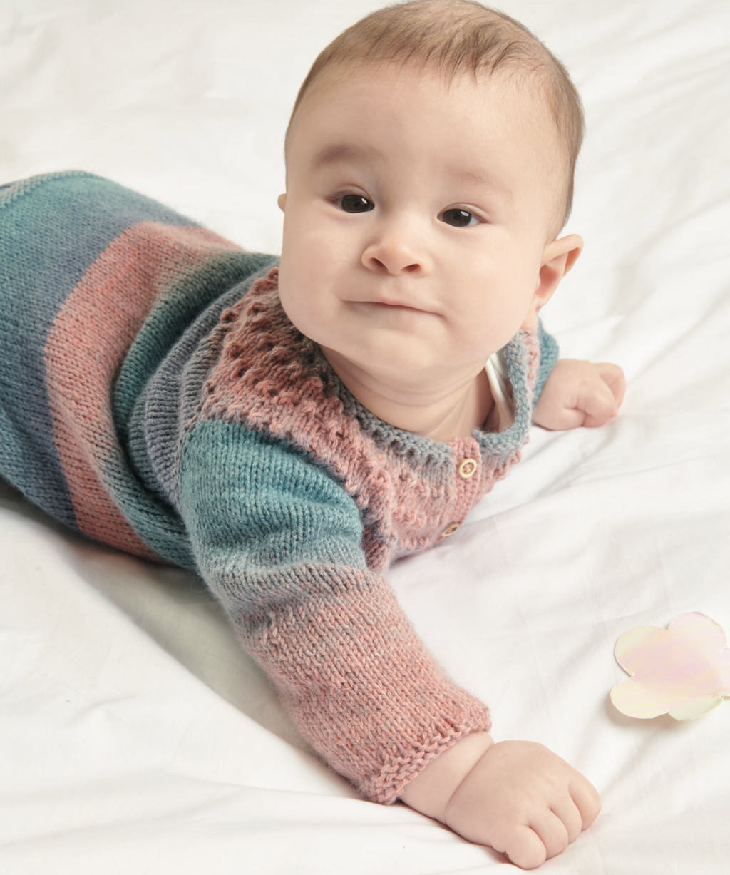 Baby Dream Knitting Pattern 1243 Jumper Jacket & Bonnet