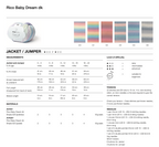 Baby Dream Knitting Pattern 1242 Jumper & Jacket