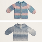 Baby Dream Knitting Pattern 1240 Jumper & Jacket
