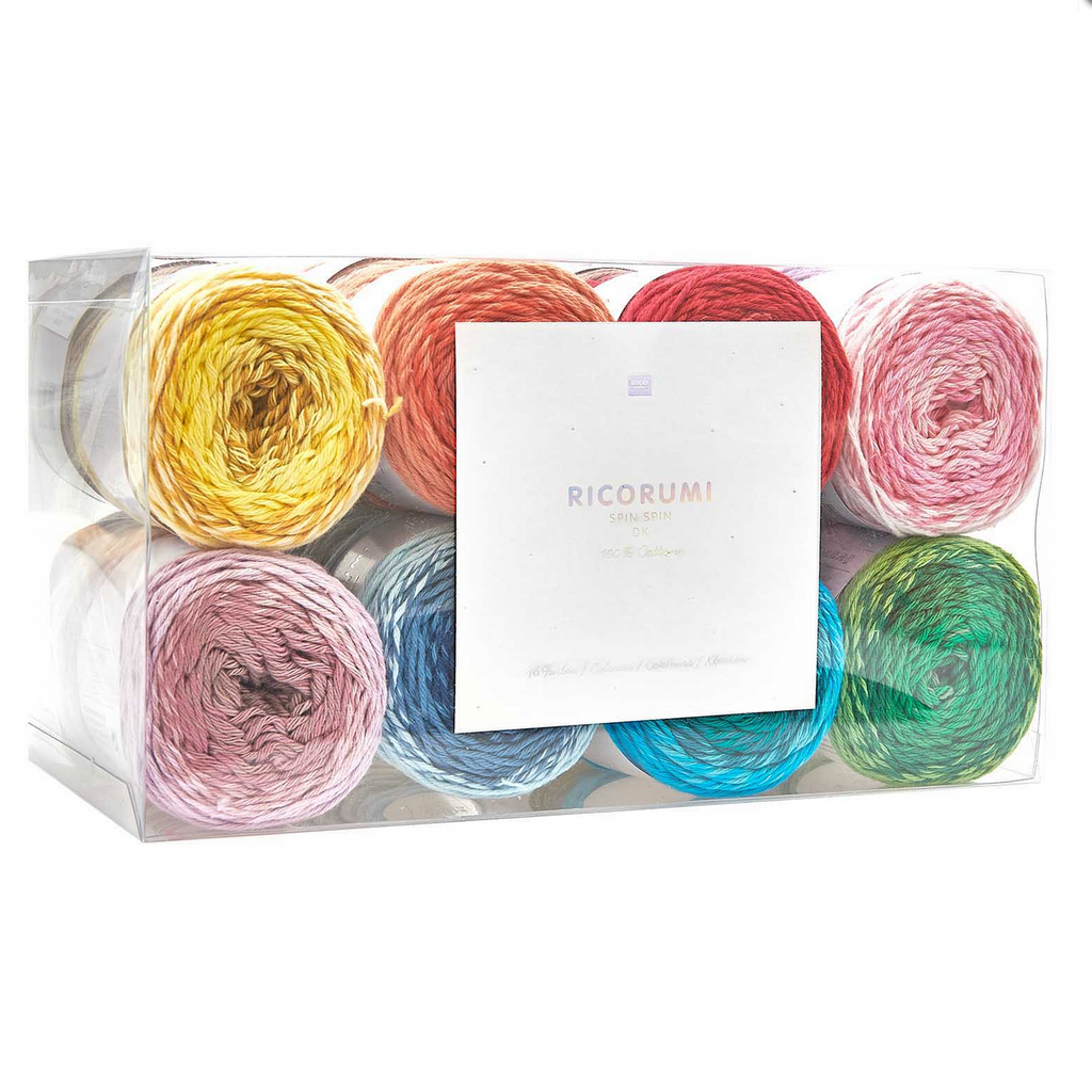 Ricorumi Kit 16 x 50g skeins : Spin Spin