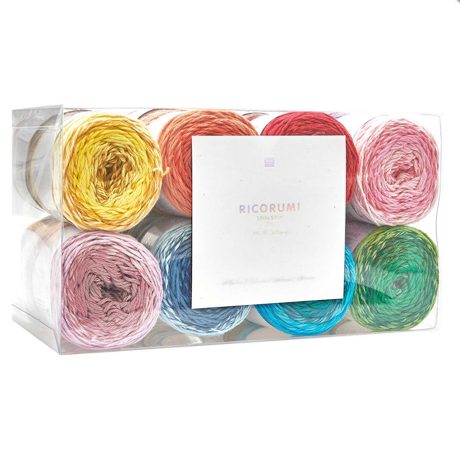 Ricorumi Kit 16 x 50g skeins : Spin Spin