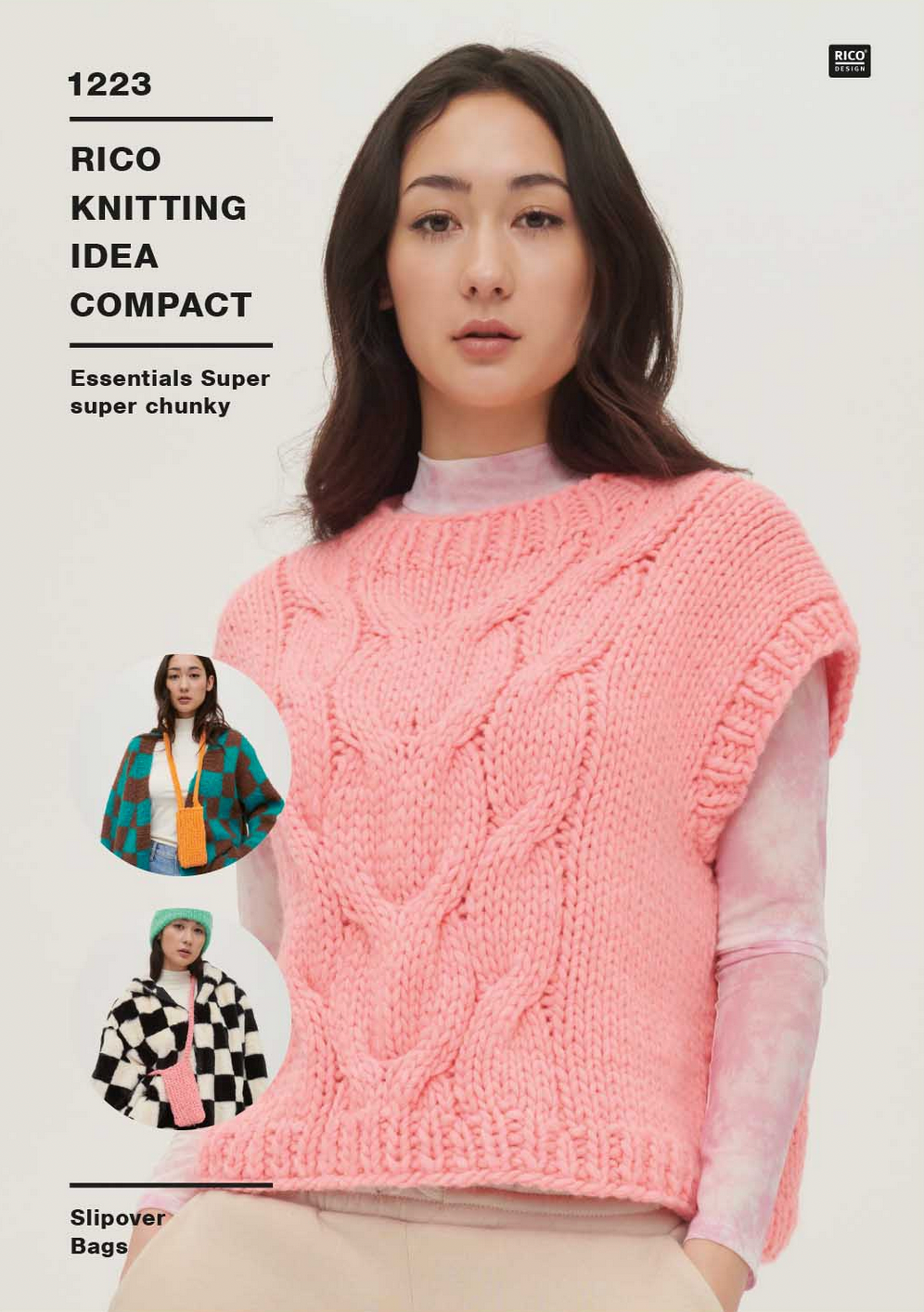 Rico Essentials Super Chunky Pattern 1223 : Slipover Tank + Phone Bag