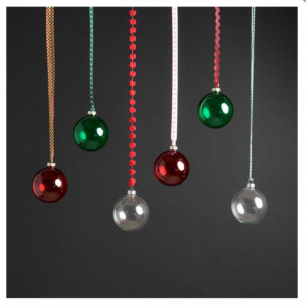 Ribbon Pack x 30 : Christmas Colours