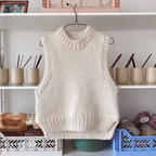 Holiday Slipover Tank / Vest Pattern by PetiteKnit